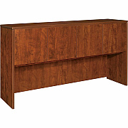Lorell Essentials Series Stack-on Hutch with Doors (LLR69417)