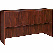 Lorell Essentials Series Stack-on Hutch with Doors (LLR69382)