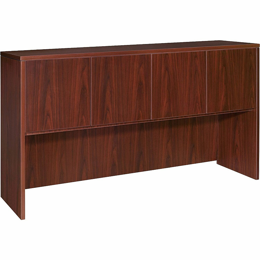 Lorell Essentials Series Stack-on Hutch with Doors (LLR69382)