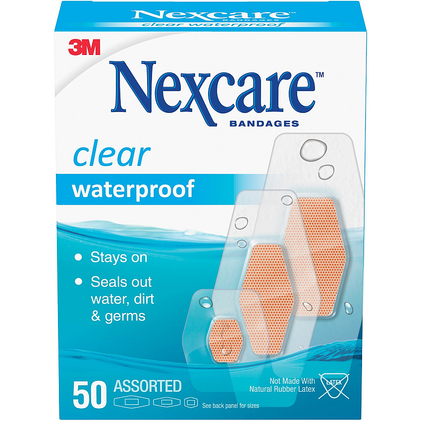 Nexcare Waterproof Bandages (MMM43250)