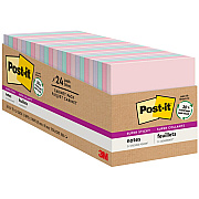 Post-it Super Sticky Notes Cabinet Pack - Wanderlust Pastels Color Collection (MMM65424NHCP)