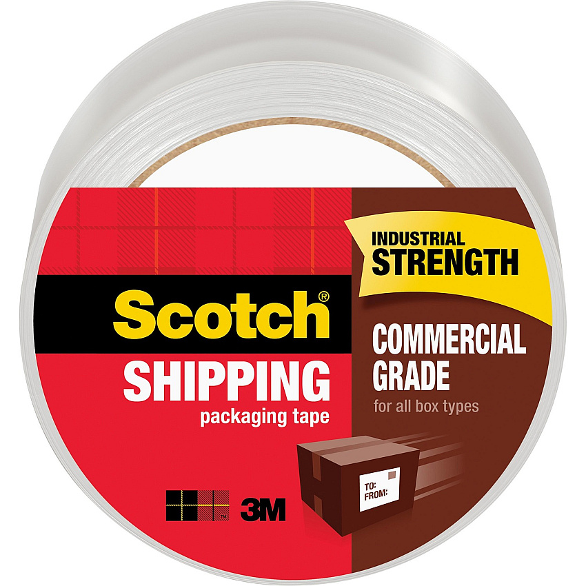 Scotch Commercial-Grade Shipping/Packaging Tape (MMM3750)