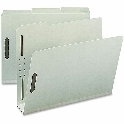 Nature Saver 1/3 Tab Cut Letter Recycled Fastener Folder (NATSP17218)