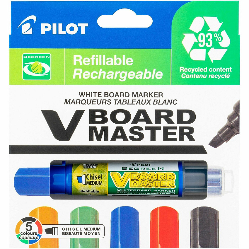 Pilot BeGreen Refillable VBoard Dry-erase Marker (PIL43917)