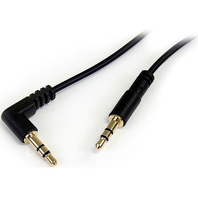 StarTech 3.5mm To Right Angle Stereo Audio Cable (MU6MMSRA)