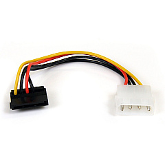 StarTech 4 Pin Lp4 To Right Angle Sata Cable (SATAPOWADAPR)