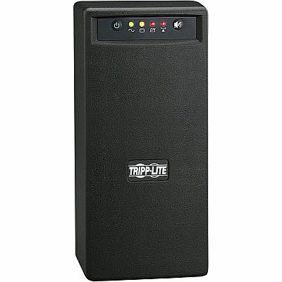 Tripp Lite SmartPro 120V 750VA 450W Line-Interactive UPS, AVR, Tower, USB, Surge-only Outlets (SMART750USB)