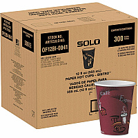 Solo 12 oz Bistro Design Hot Cups (SCCOF12BI0041)