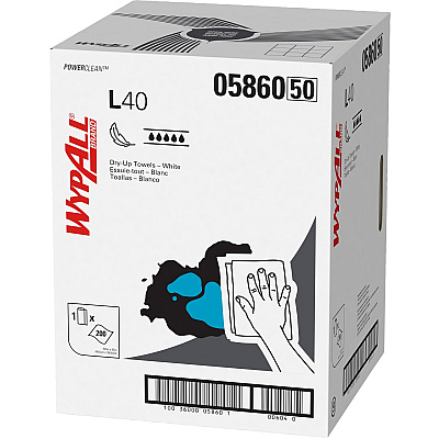 Wypall Power Clean L40 Extra Absorbent Towels (KCC05860)