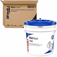 Wypall CriticalClean WetTask Wipers & Bucket (KCC06411)