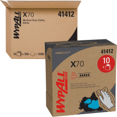 Wypall PowerClean X70 Medium Duty Cloths - Pop-Up Box (41412)