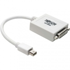 Keyspan Tripp Lite 6in Mini DisplayPort to DVI Adapter Converter mDP to DVI-I M/F 6" (P13706NDVI)