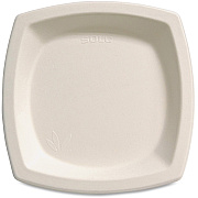 Solo Bare 6-7/10" Eco-Forward Square Plates (SCC6PSC2050PK)
