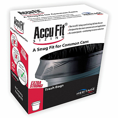 Heritage RePrime AccuFit 44-gal Can Liners (HERH7450TKRC1)