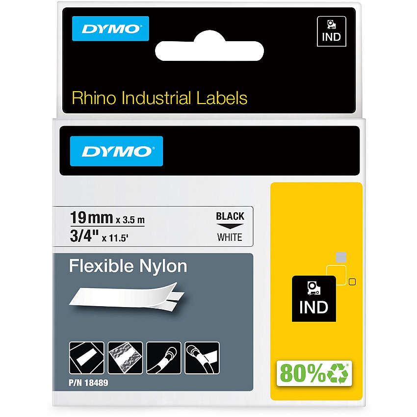 DYMO Rhino Flexible Nylon Labels (DYM18489)