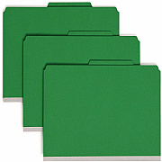 Smead Premium Pressboard Classification Folders with SafeSHIELD Coated Fastener Technology (SMD14201)