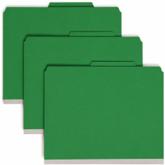 Smead Premium Pressboard Classification Folders with SafeSHIELD Coated Fastener Technology (14201)