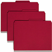 Smead Premium Pressboard Classification Folders with SafeSHIELD Coated Fastener Technology (SMD14202)