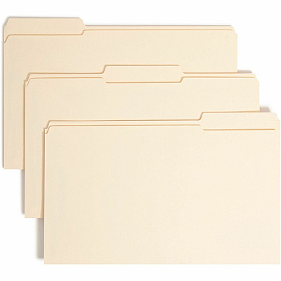 Smead 1/3 Tab Cut Legal Recycled Top Tab File Folder (SMD19555)