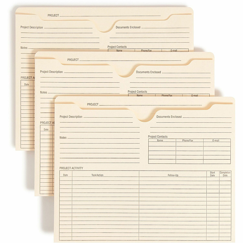 Smead Straight Tab Cut Letter Recycled File Jacket (SMD75622)