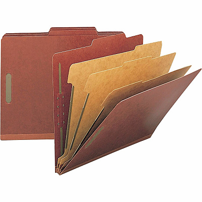 Nature Saver 2/5 Tab Cut Letter Recycled Classification Folder (NAT01052)