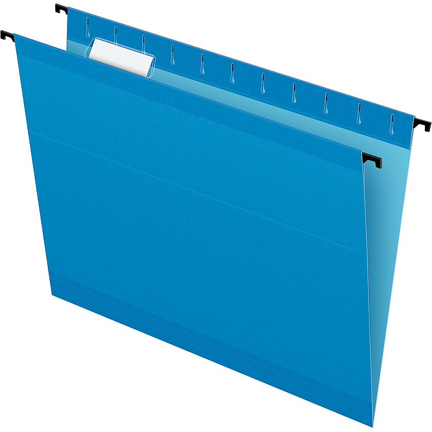 Pendaflex SureHook 1/5 Tab Cut Letter Recycled Hanging Folder (PFX615215BLU)