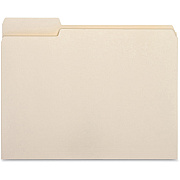 Business Source 1/3 Tab Cut Letter Recycled Top Tab File Folder (BSN16490)