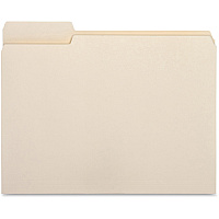 Business Source 1/3 Tab Cut Letter Recycled Top Tab File Folder (BSN16490)