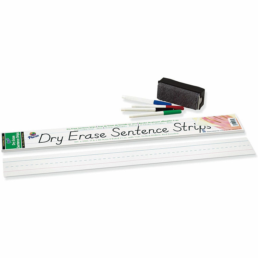 Pacon Dry Erase Sentence Strips (PAC5185)