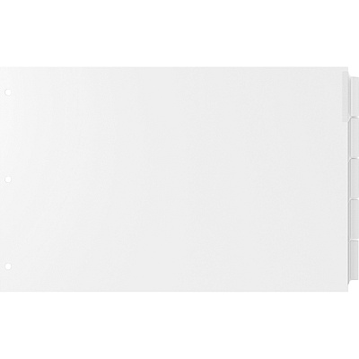 EasyFit Insertable 5-Tab Index Dividers (STW62200)