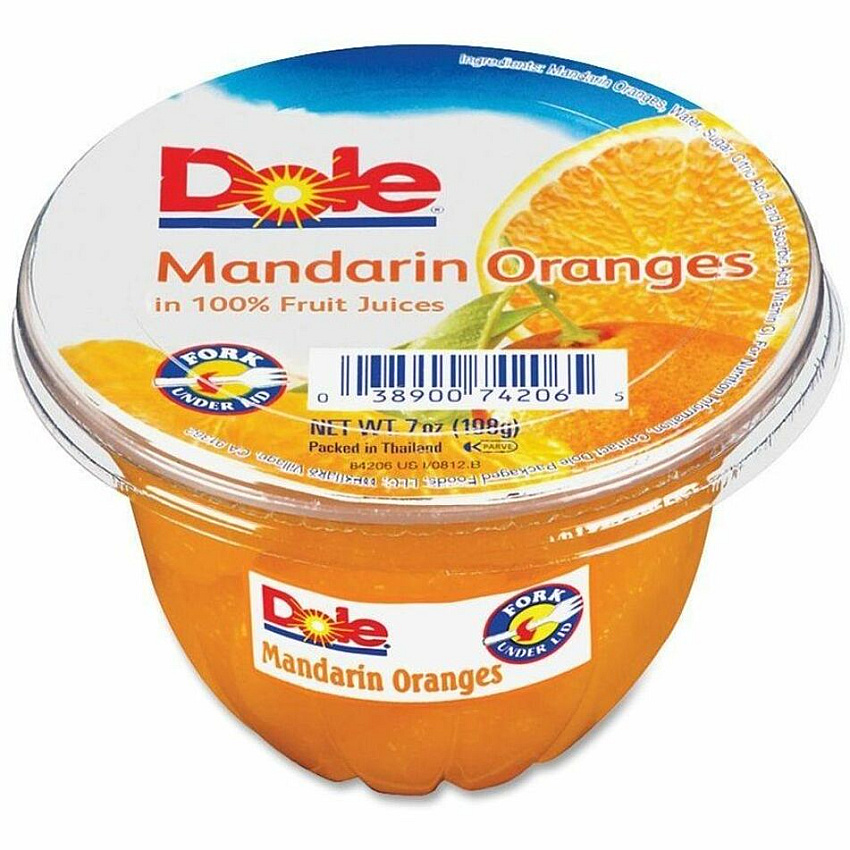 Dole Mandarin Oranges Fruit Cups (DFC74206011)