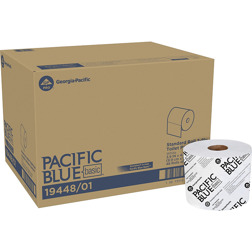 Pacific Blue Basic Standard Roll Toilet Paper (GPC1944801)