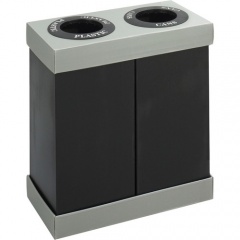 Safco Double Recycling Center Receptacles (9794BL)