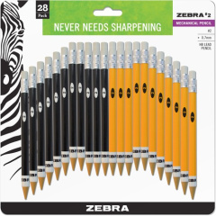 Zebra Push Eraser No. 2 Mechanical Pencils (51391)