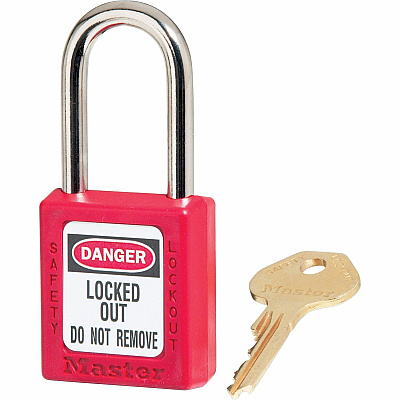 Master Lock Danger Red Safety Padlock (MLK410RED)