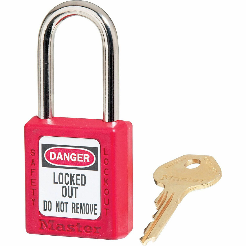 Master Lock Danger Red Safety Padlock (MLK410RED)