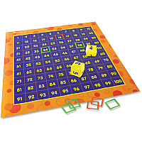 Learning Resources Hip Hoppin' Hundred Mat Floor Game (LRNLER1100)