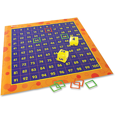 Learning Resources Hip Hoppin' Hundred Mat Floor Game (LRNLER1100)