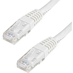 StarTech 8ft Cat6 Ethernet Cable White Cat 6 Poe (C6PATCH8WH)