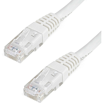 StarTech 20ft Cat6 Ethernet Cable White Cat 6 Poe (C6PATCH20WH)