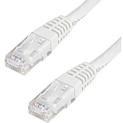 StarTech 100ft Cat6 Ethernet Cable White Cat6 Poe (C6PATCH100WH)