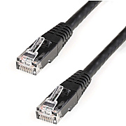 StarTech 8ft Cat6 Ethernet Cable Black Cat 6 Poe (C6PATCH8BK)