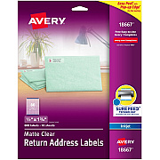 Avery Easy Peel Inkjet Printer Mailing Labels (AVE18667)