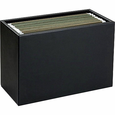 Dacasso Classic Leather Hanging File Folder Box (A1093)