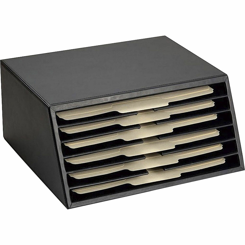 Dacasso Classic Leather Vertical Letter Sorter (A1097)