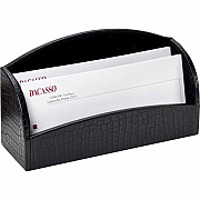 Dacasso Crocodile Embossed Leather Letter Holder (A2208)