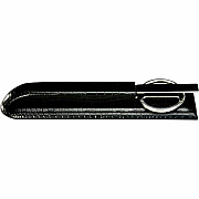 Dacasso Crocodile Embossed Black Leather Library Set (A2219)