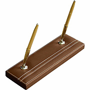 Dacasso Rustic Leather Pen Stand (A3204)