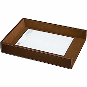 Dacasso Rustic Leather Legal-Size Letter Tray (A3205)