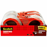 Scotch Commercial-Grade Shipping/Packaging Tape (MMM37504RD)